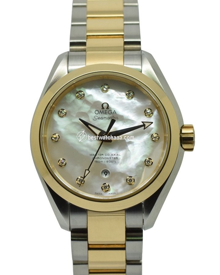 Omega Seamaster Aqua Terra Womens watch Automatic Gold Steel 231.20.34.20.55.002