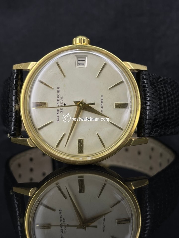 Baume & Mercier Mens watch Unisex Automatic Yellow gold 3158