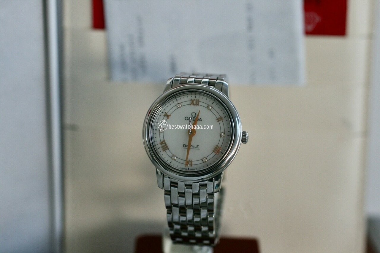 Omega De Ville Prestige Womens watch Quartz Steel 424.10.27.60.55.001