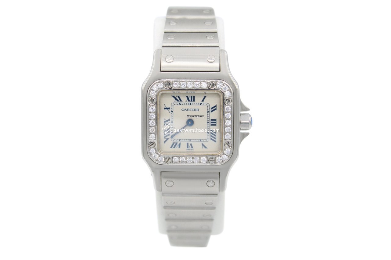 Cartier Santos Galbee Womens watch Quartz Steel 1565
