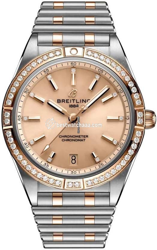 Breitling Chronomat Womens watch Automatic Gold Steel u10380591k1u1
