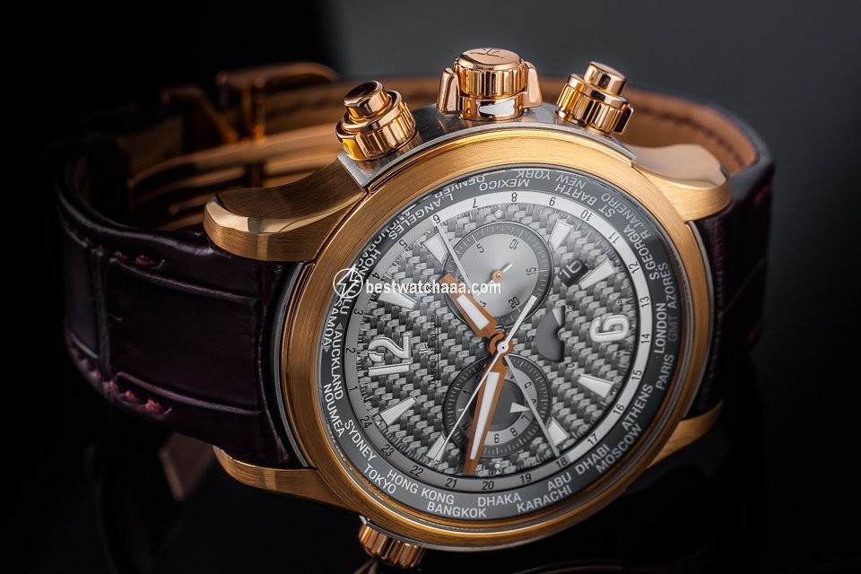 Jaeger-LeCoultre Master Compressor Extreme World Chronograph Mens watch Unisex Automatic Rose gold 150.2.22