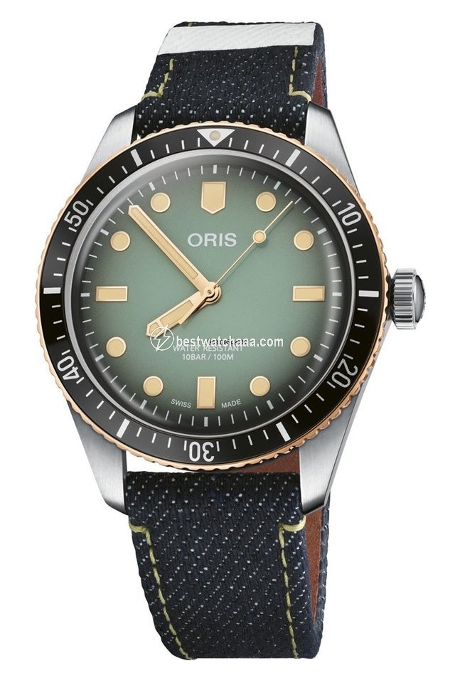 Oris Divers Sixty Five Mens watch Unisex Automatic Steel 01 733 7707 4337-Set