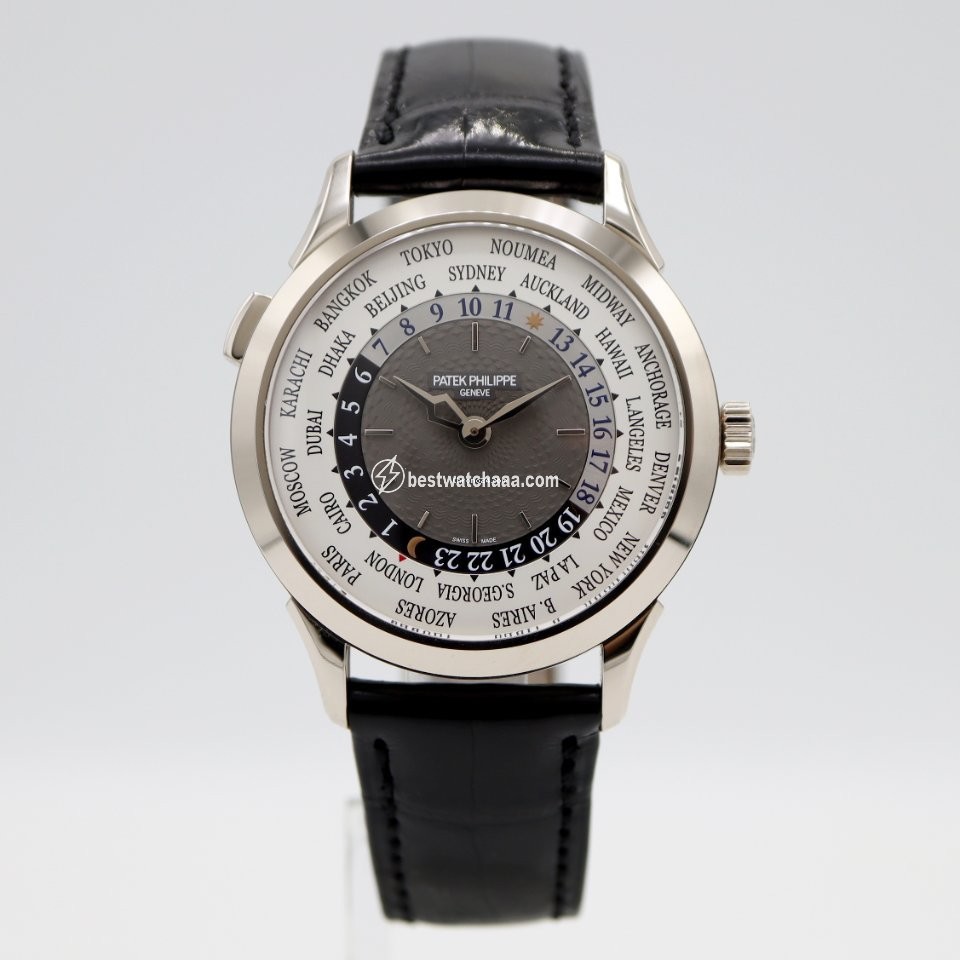 Patek Philippe World Time Mens watch Unisex Automatic White gold 5230G-014