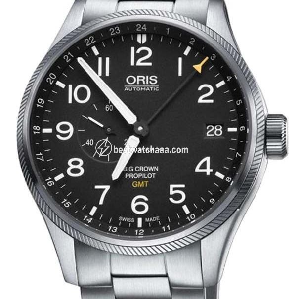 Oris Big Crown ProPilot GMT Mens watch Unisex Automatic Steel 01 748 7710 4164-07 8 22 19