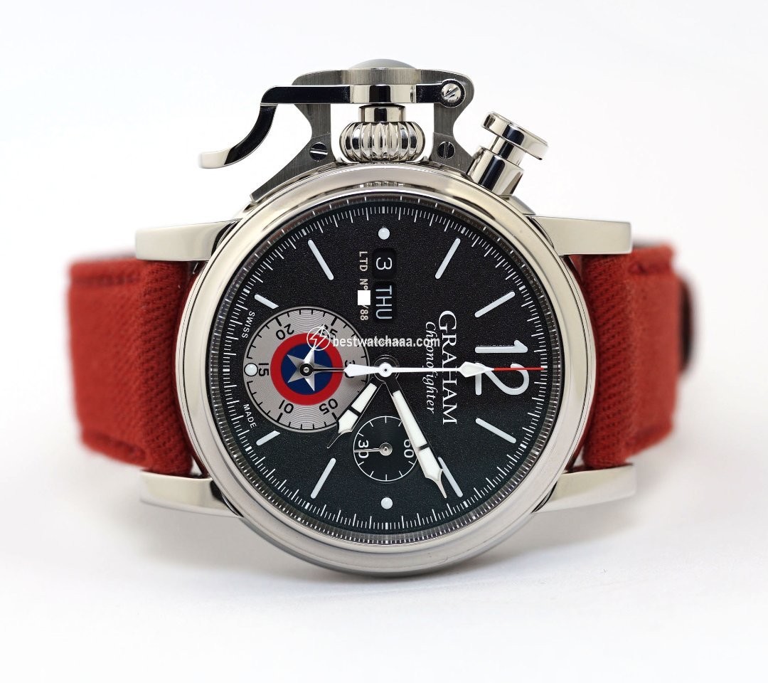 Graham Chronofighter Mens watch Unisex Automatic Steel 2CVAS.B14A