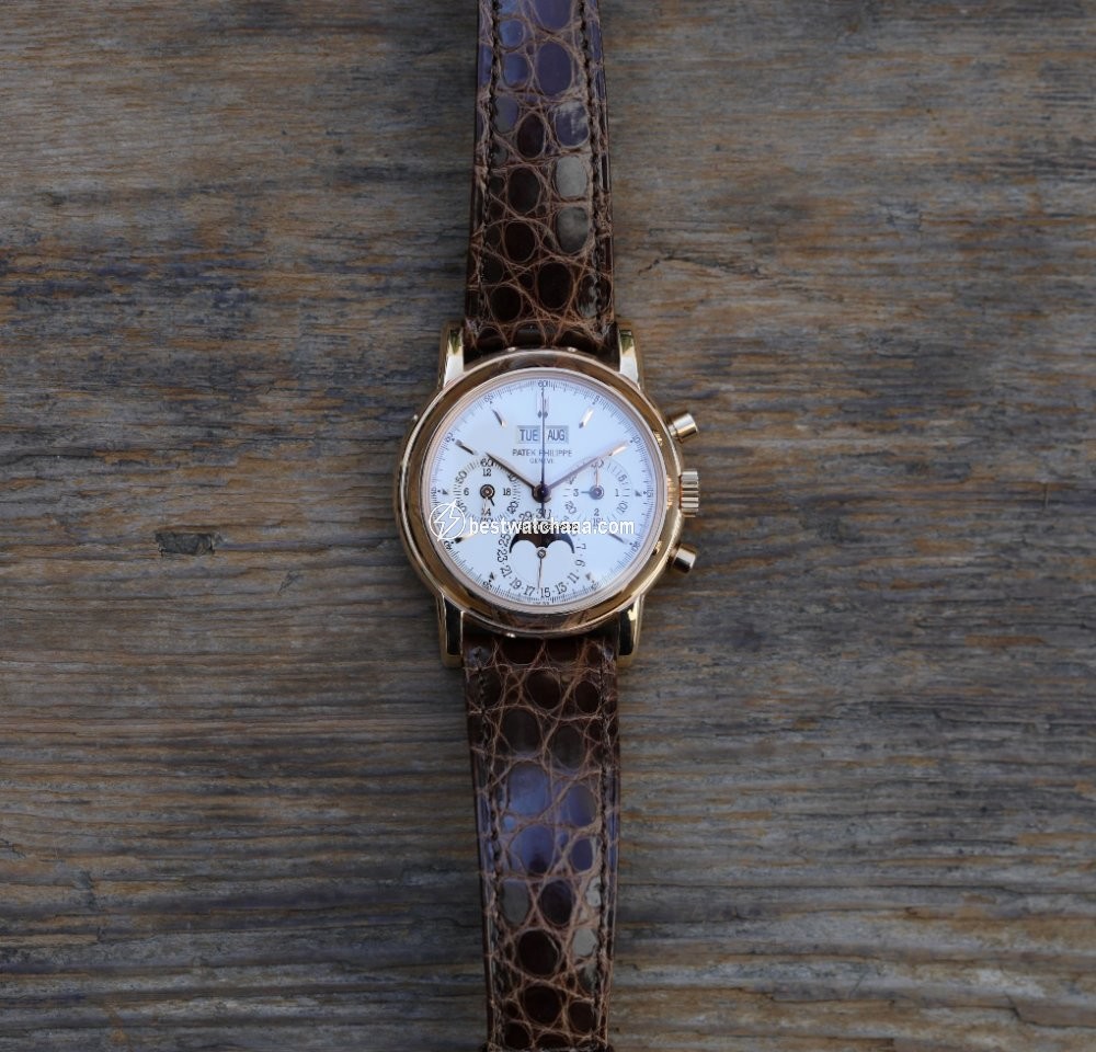 Patek Philippe Perpetual Calendar Chronograph Manual winding Rose gold 3970ER