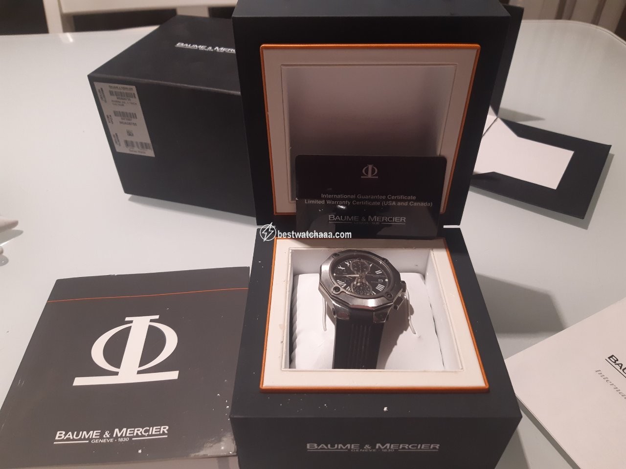 Baume & Mercier Riviera Mens watch Unisex Automatic Steel 65605 chrono xxl