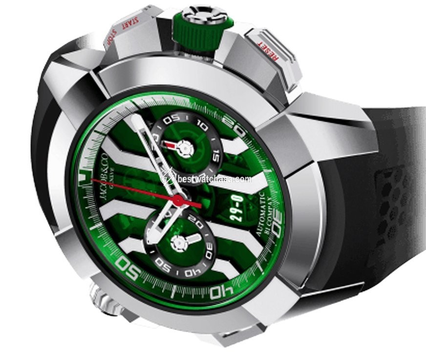 Jacob & Co. Mens watch Unisex Automatic Titanium EC323.20.AB.AB.A