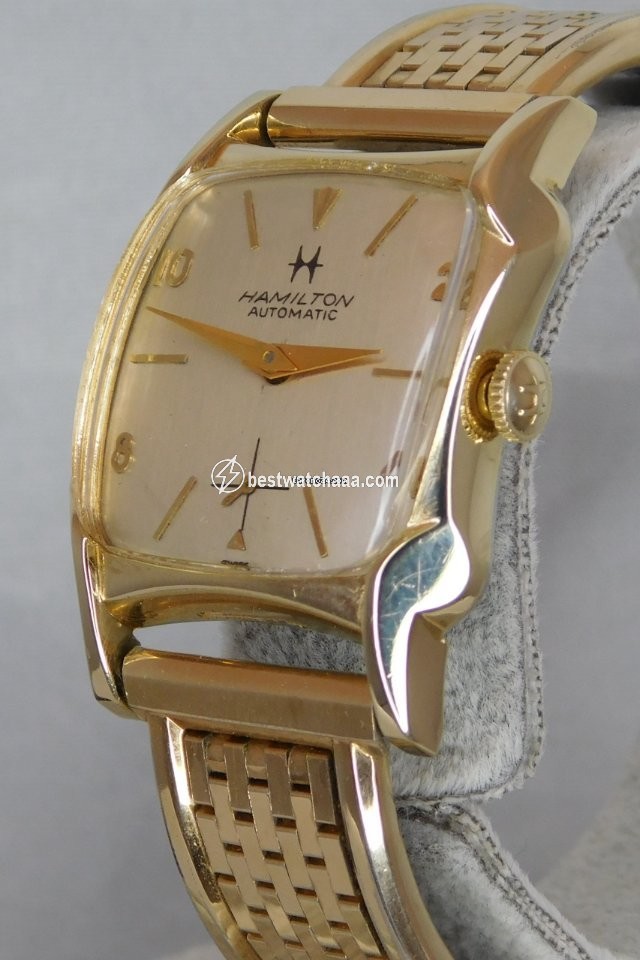 Hamilton Mens watch Unisex Manual winding Yellow gold 72253