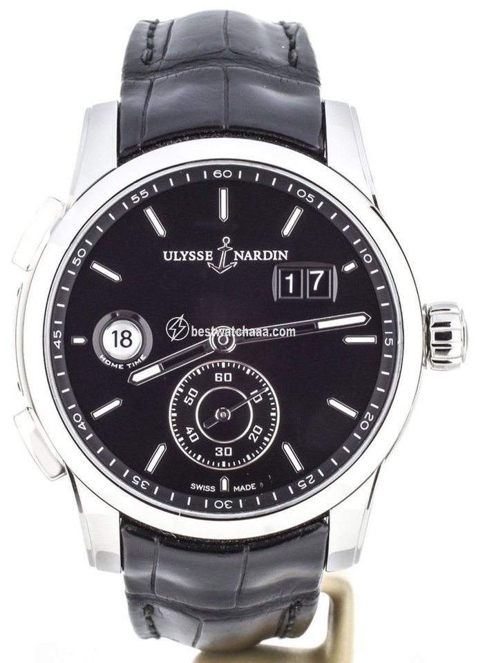 Ulysse Nardin Dual Time Mens watch Unisex Automatic Steel 3343-126 92