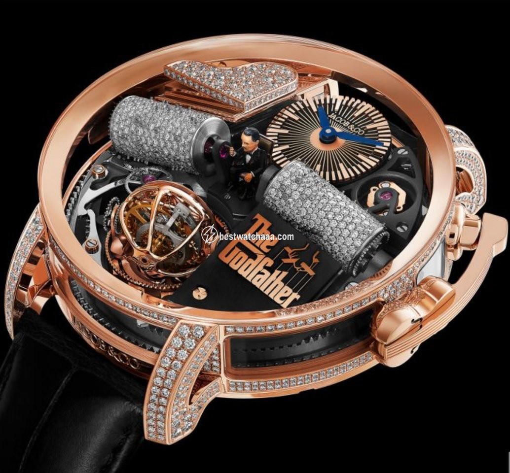 Jacob & Co. Mens watch Unisex Manual winding Rose gold OP810.40.RD.UA.ABALA