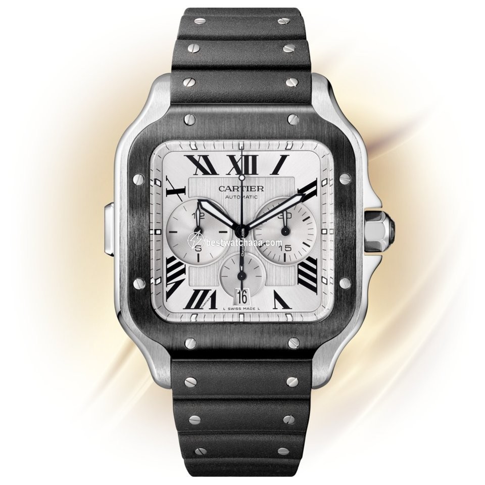 Cartier Santos Mens watch Unisex Automatic Steel WSSA0017