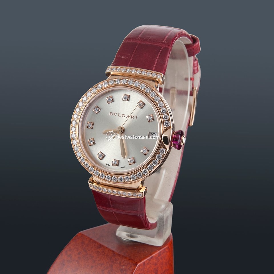 Bulgari Lucea Womens watch Automatic Rose gold LU P 33 G
