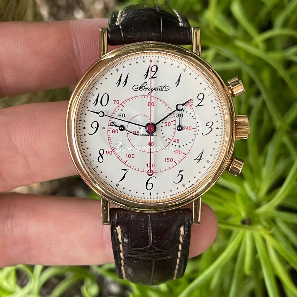 Breguet Classique Mens watch Unisex Manual winding Rose gold 5247BR 12 9V6
