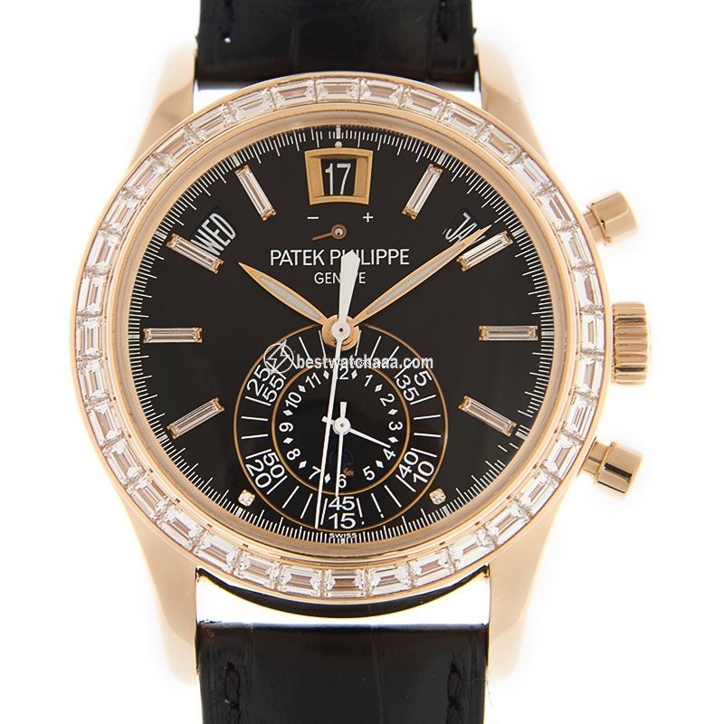 Patek Philippe Annual Calendar Chronograph Mens watch Unisex Automatic Rose gold 5961R-010