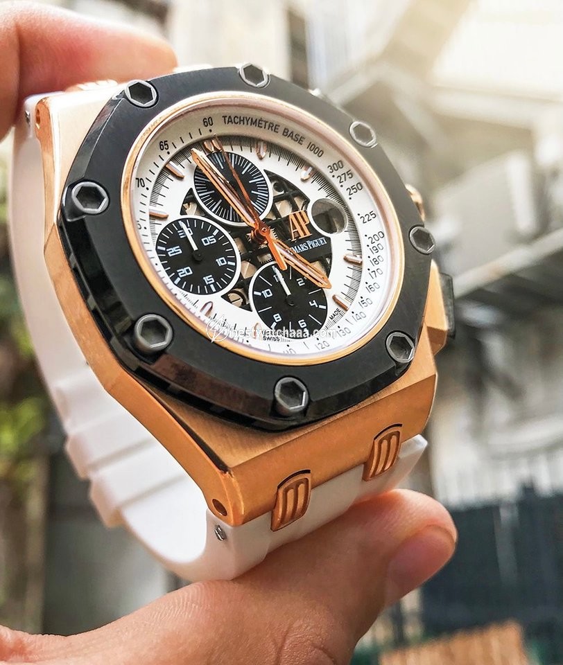 Audemars Piguet Royal Oak Offshore Chronograph Mens watch Unisex Automatic Rose gold 26078RO.OO.D001VS.01
