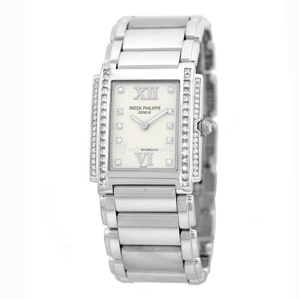 Patek Philippe Twenty~4 Mens watch Unisex Quartz White gold 4910 20G-001