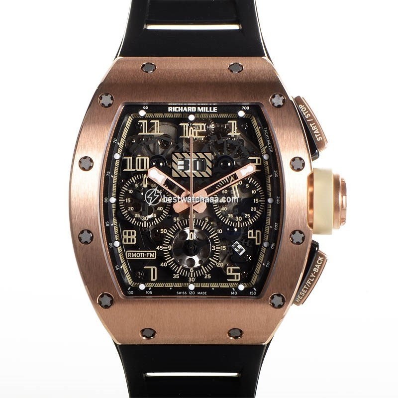 Richard Mille RM 011 Mens watch Unisex Automatic Rose gold RM011 Felipe Massa
