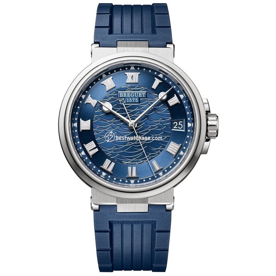 Breguet Marine Mens watch Unisex Automatic White gold 5517BBY25ZU