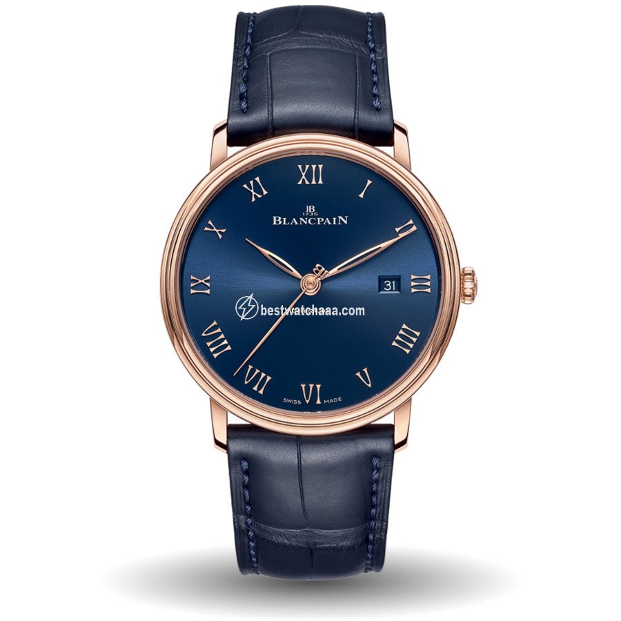 Blancpain Villeret Ultra-Slim Mens watch Unisex Automatic Rose gold 6651-3640-55B