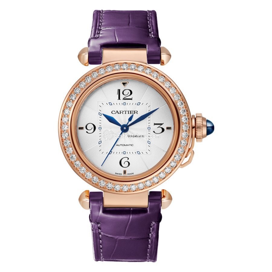 Cartier Pasha Womens watch Automatic Rose gold WJPA0012