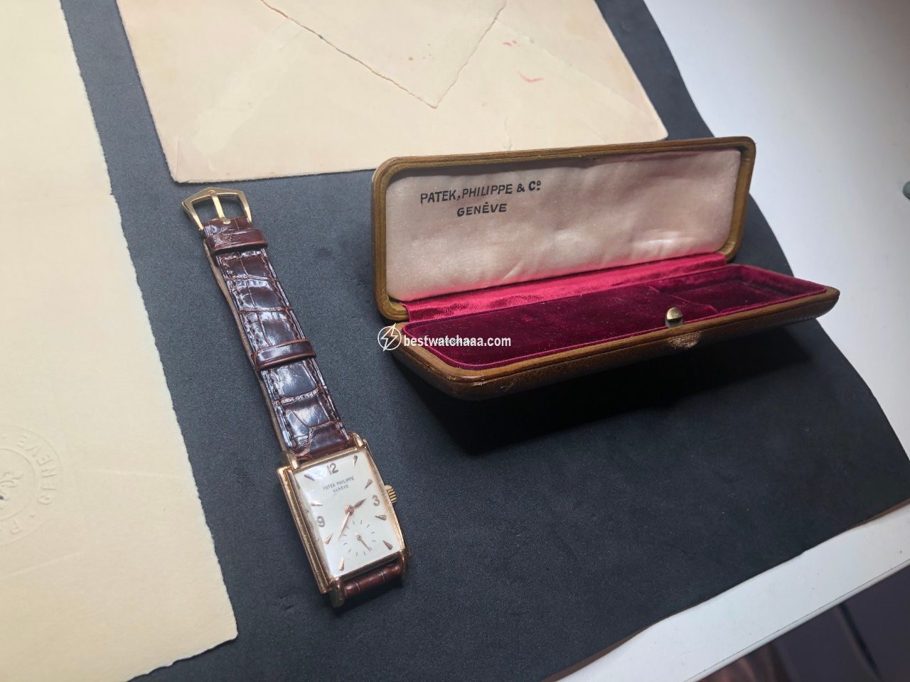 Patek Philippe Gondolo Mens watch Unisex Manual winding Rose gold 2477
