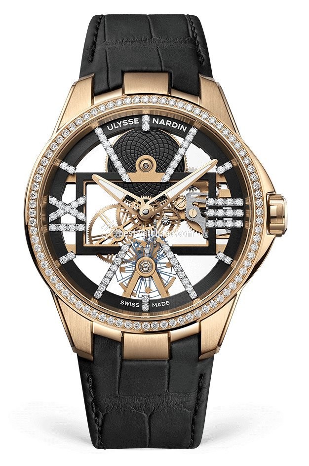 Ulysse Nardin Mens watch Unisex Manual winding Rose gold 3716-260B 02