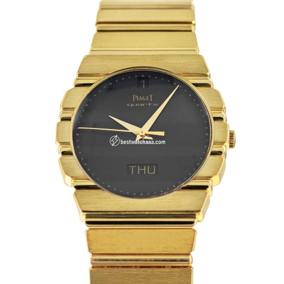 Piaget Polo Mens watch Unisex Quartz Yellow gold 15562C701