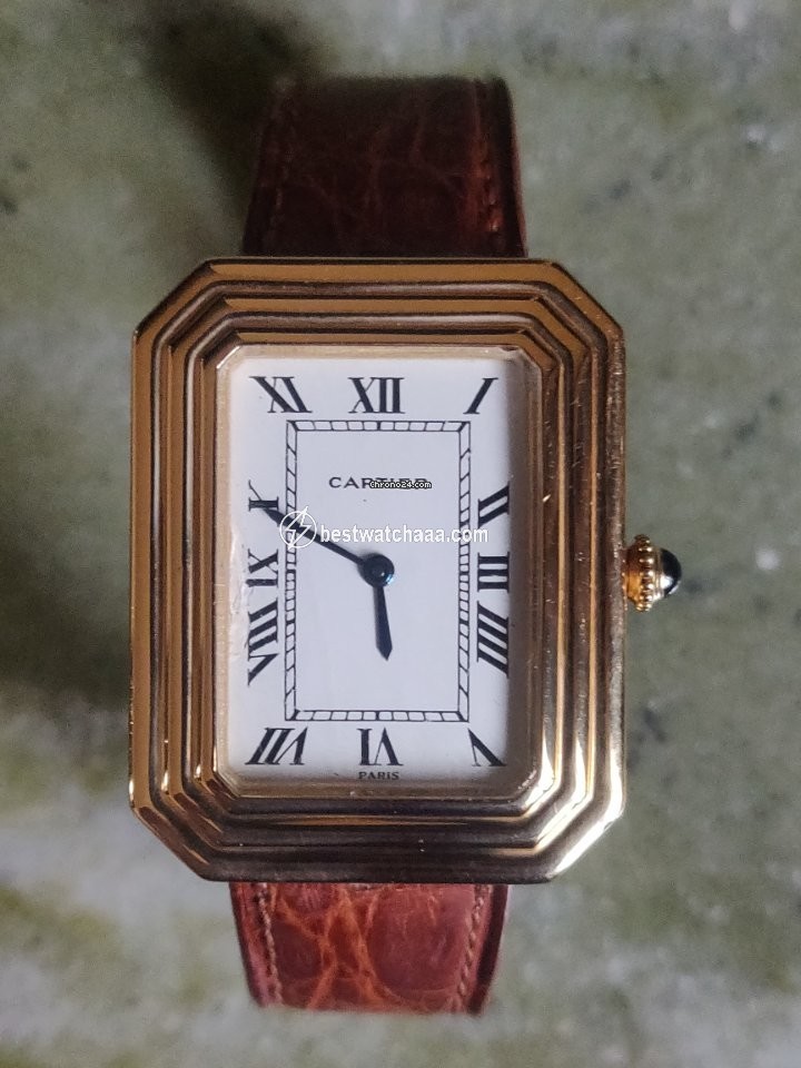 Cartier Mens watch Unisex Manual winding Yellow gold 78096