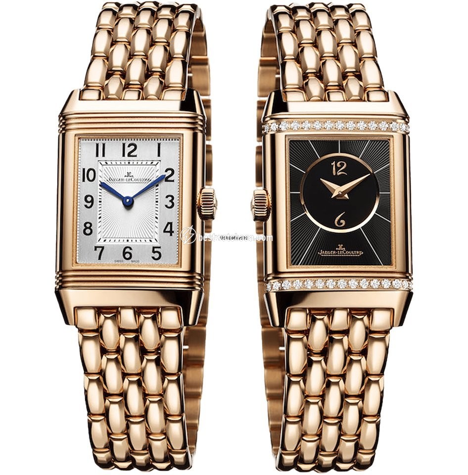 Jaeger-LeCoultre Reverso Classic Small Duetto Womens watch Manual winding Rose gold Q2662130