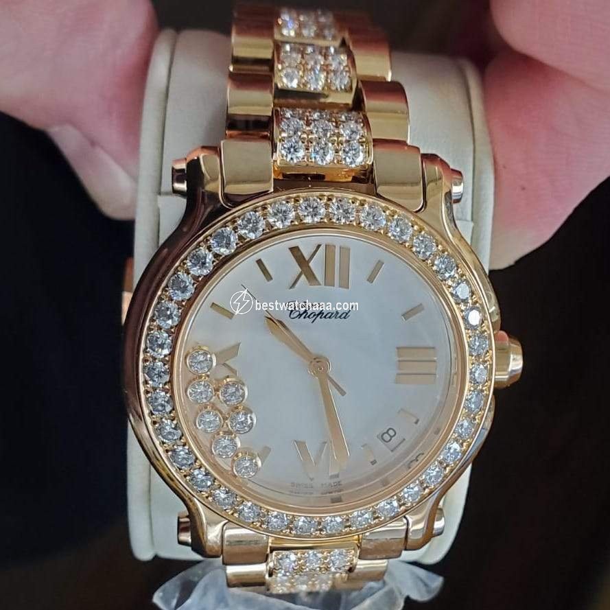 Chopard Happy Sport Womens watch Quartz Rose gold 277481-5003