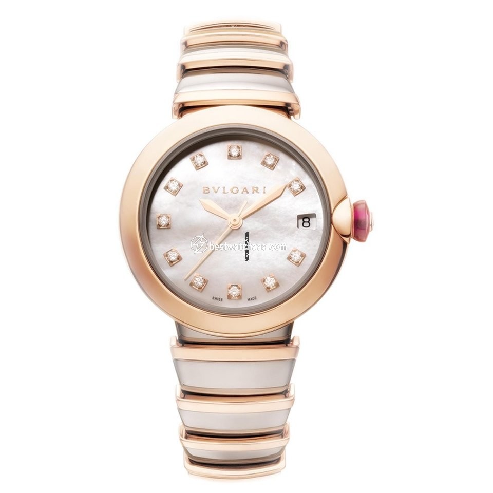 Bulgari Lucea Womens watch Automatic Rose gold 102353