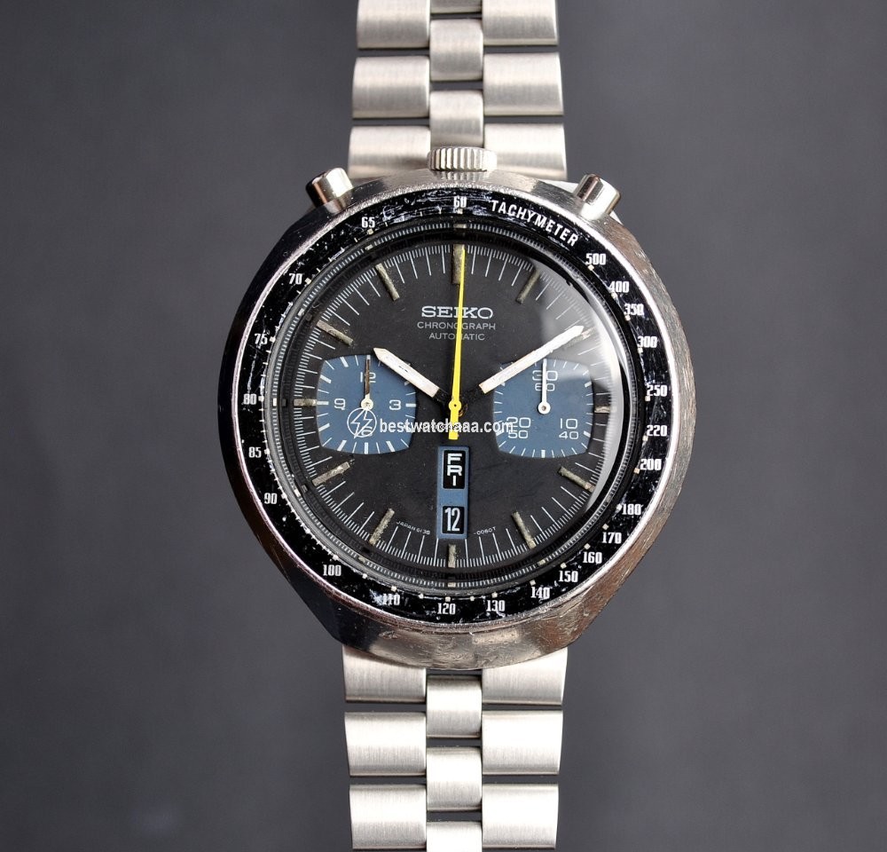 Seiko Bullhead Mens watch Unisex Automatic Steel 6138-0040