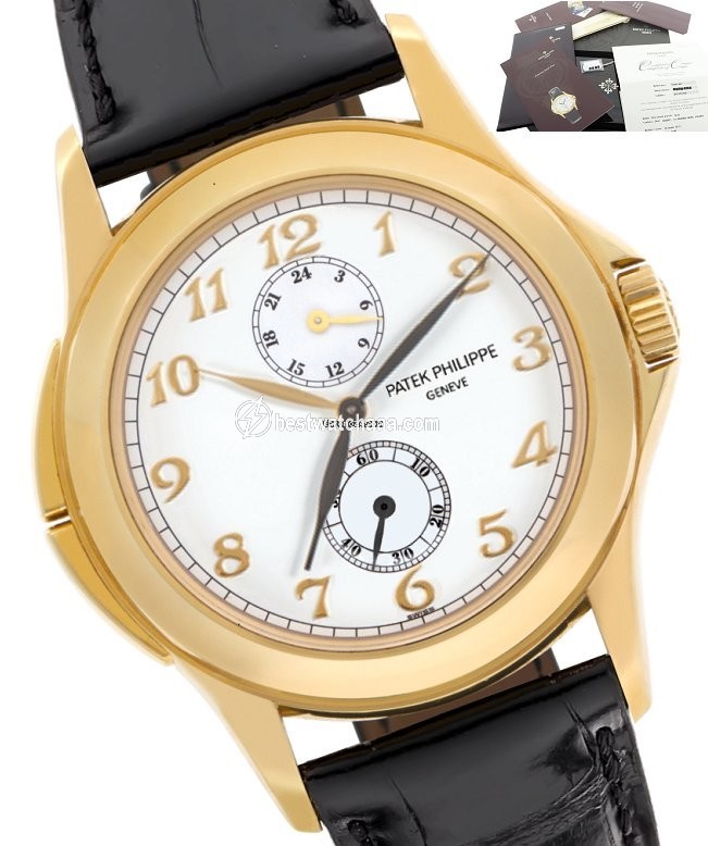 Patek Philippe Travel Time Mens watch Unisex Manual winding Yellow gold 5134J-001
