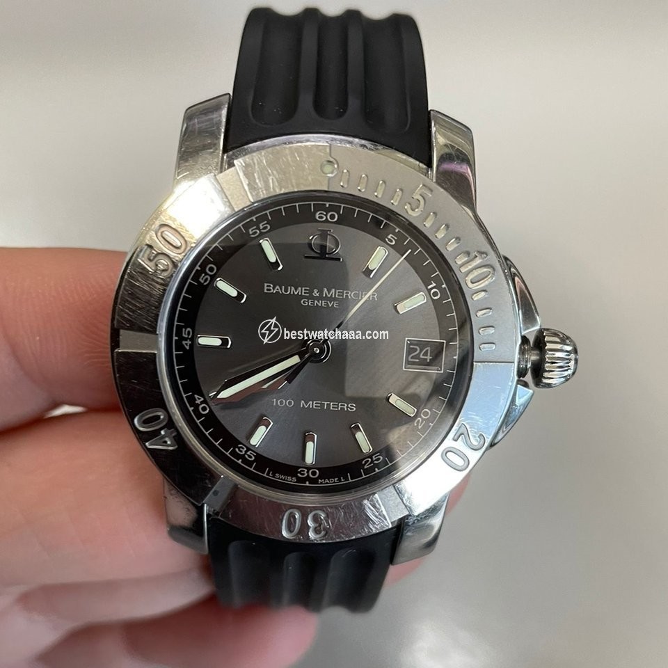 Baume & Mercier Capeland Mens watch Unisex Quartz Steel MOA08351