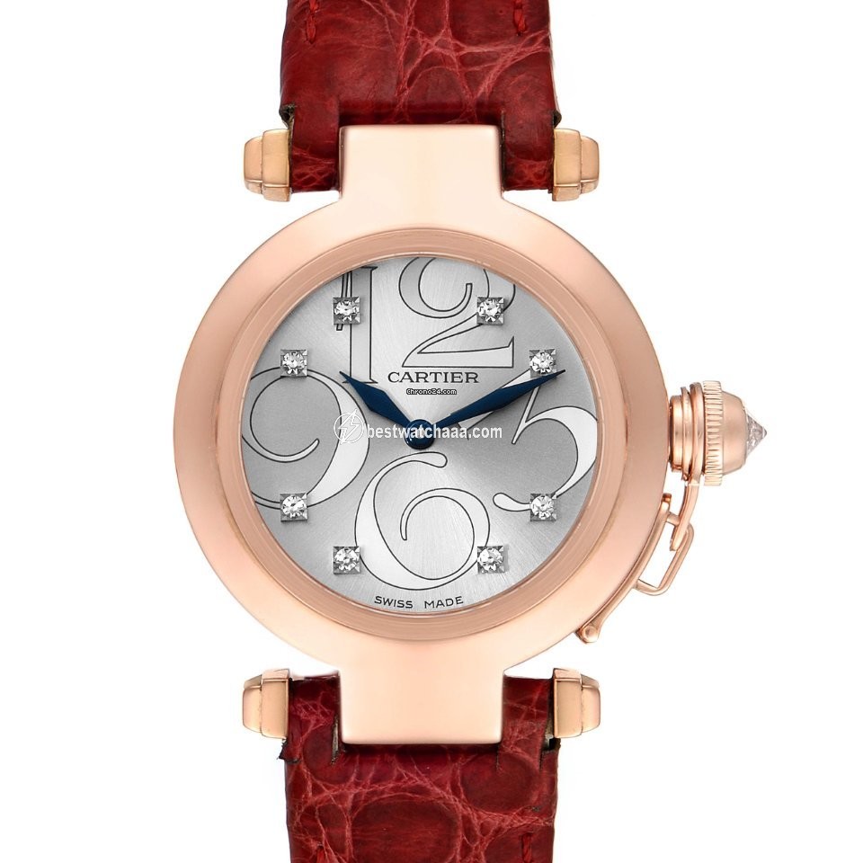 Cartier Pasha Womens watch Quartz Rose gold WJ123021