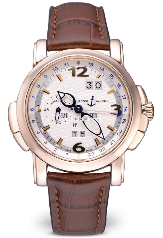 Ulysse Nardin GMT + - Perpetual Mens watch Unisex Automatic Rose gold 322-66 91