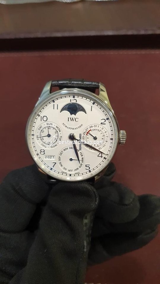 IWC Portuguese Perpetual Calendar Mens watch Unisex Automatic Platinum IW502305