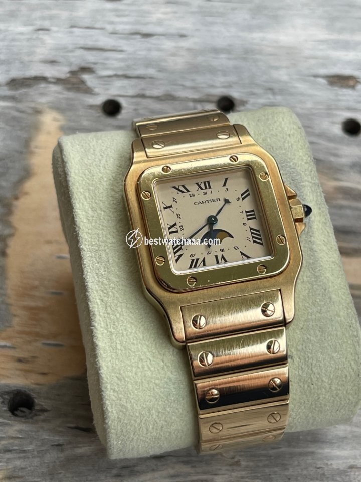 Cartier Santos Womens watch Quartz Yellow gold 819901