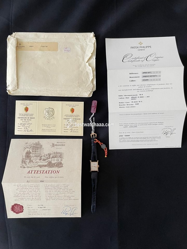 Patek Philippe Pagoda Womens watch Manual winding Yellow gold 4900 J