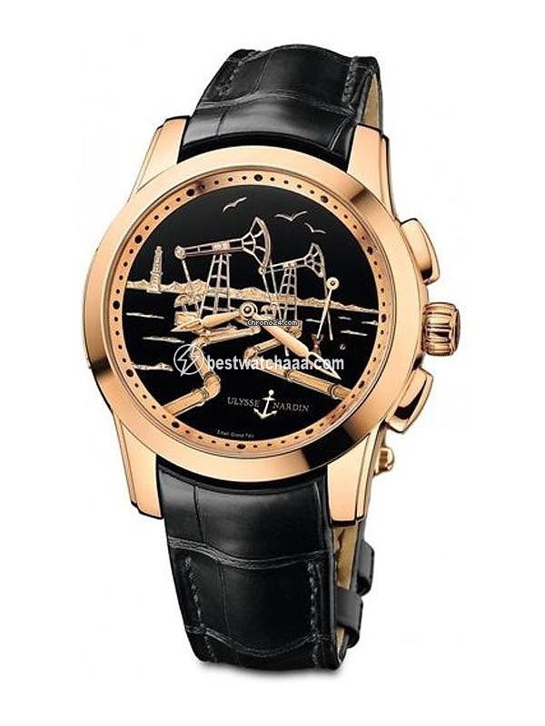 Ulysse Nardin Hourstriker Mens watch Unisex Automatic Rose gold 6106-131 E2-OIL