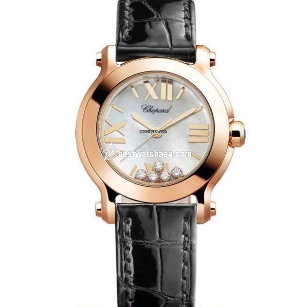 Chopard Happy Sport Womens watch Quartz Rose gold 274189-5001