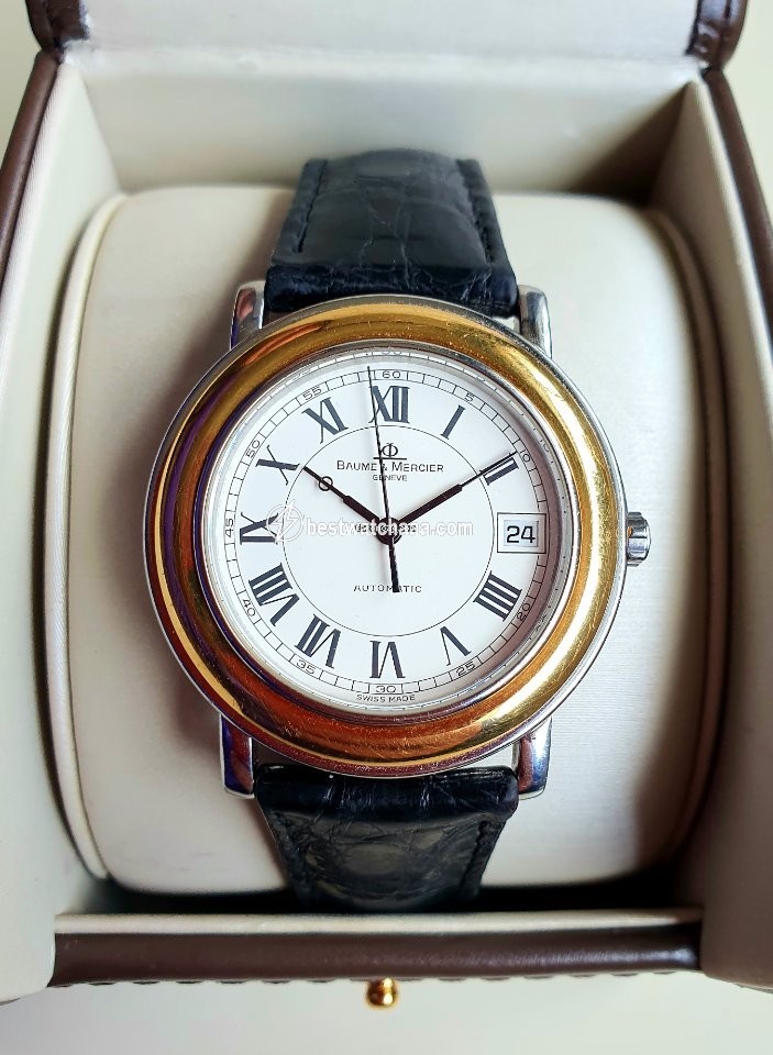 Baume & Mercier Mens watch Unisex Automatic Gold Steel 3137.018