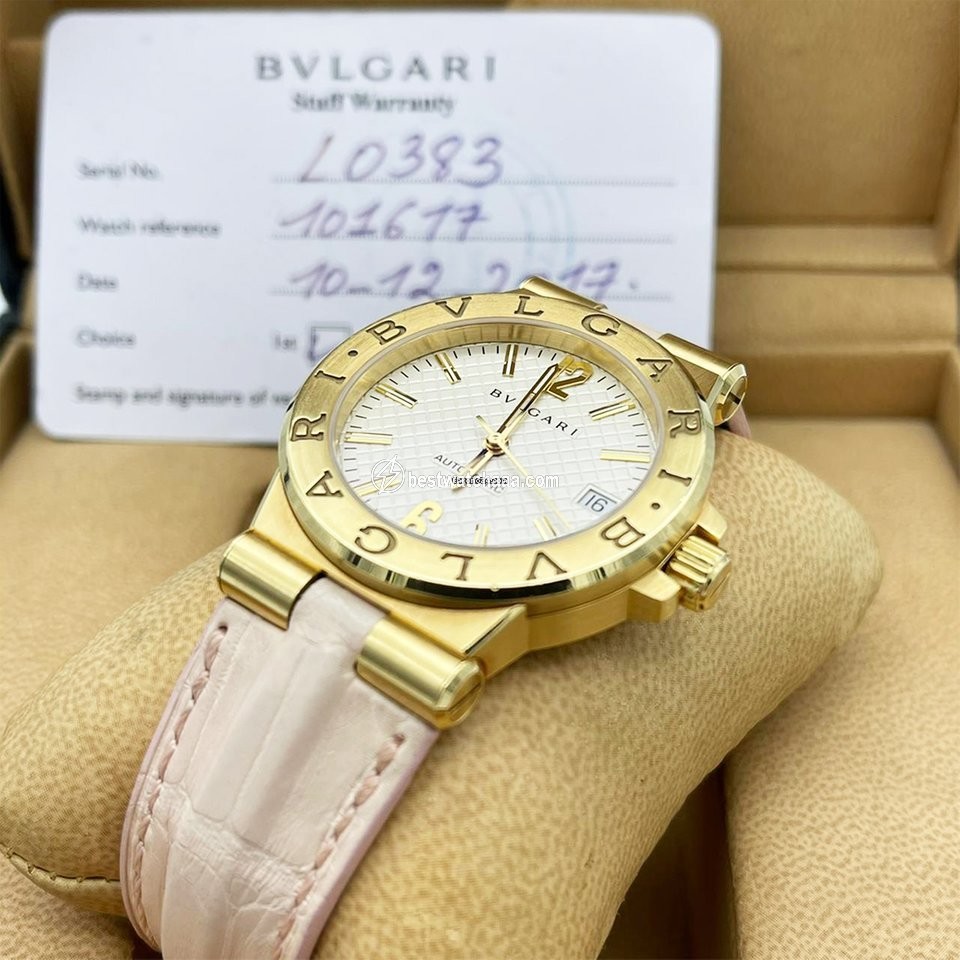 Bulgari Diagono Womens watch Automatic Yellow gold DG35C6GLD