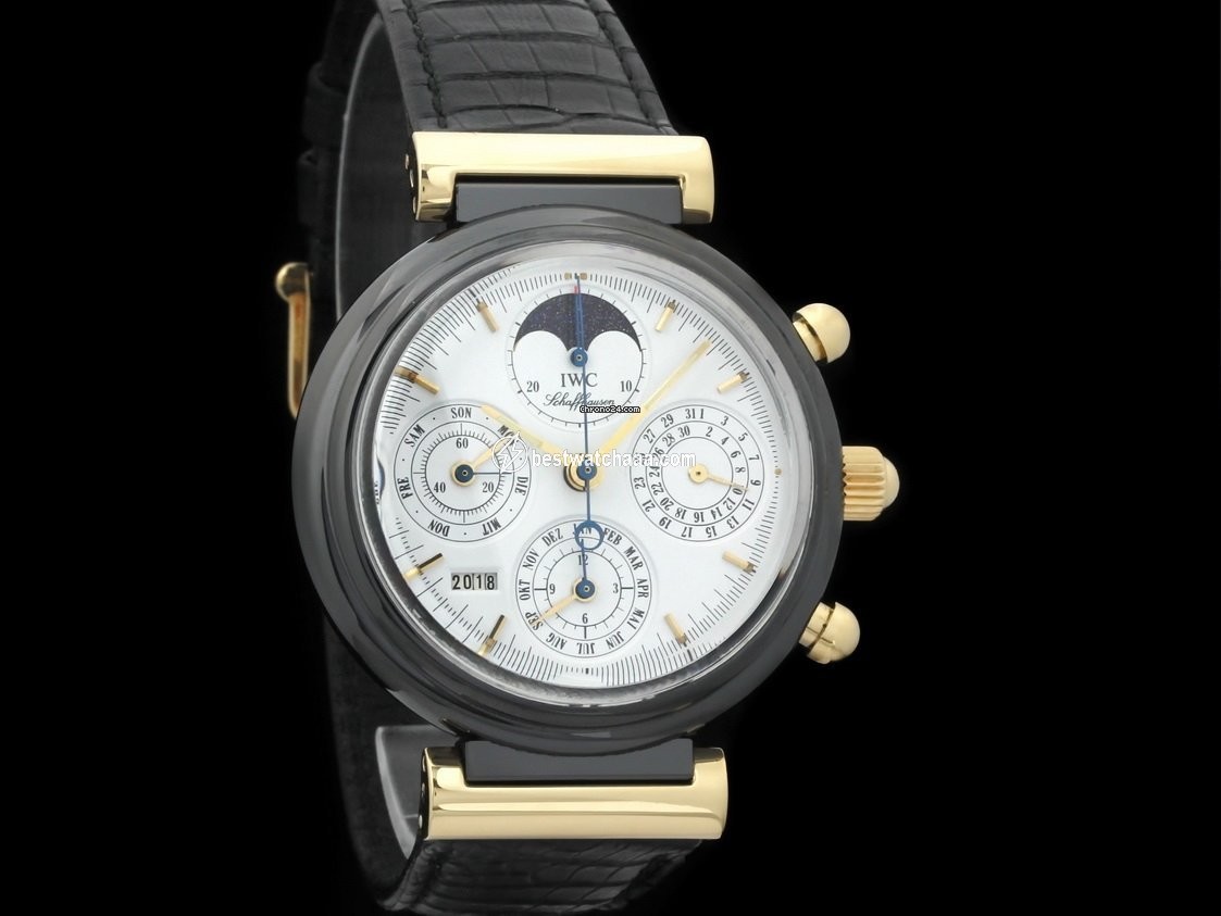IWC Da Vinci Perpetual Calendar Mens watch Unisex Automatic Ceramic 3755