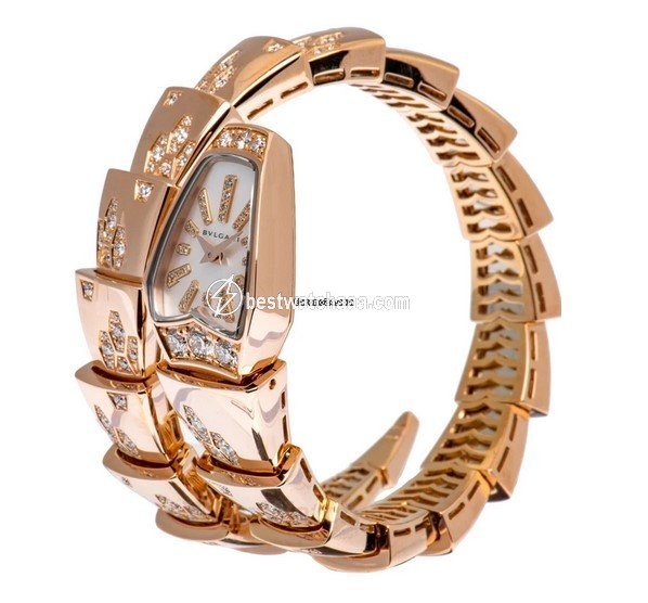 Bulgari Serpenti Womens watch Quartz Rose gold 101995