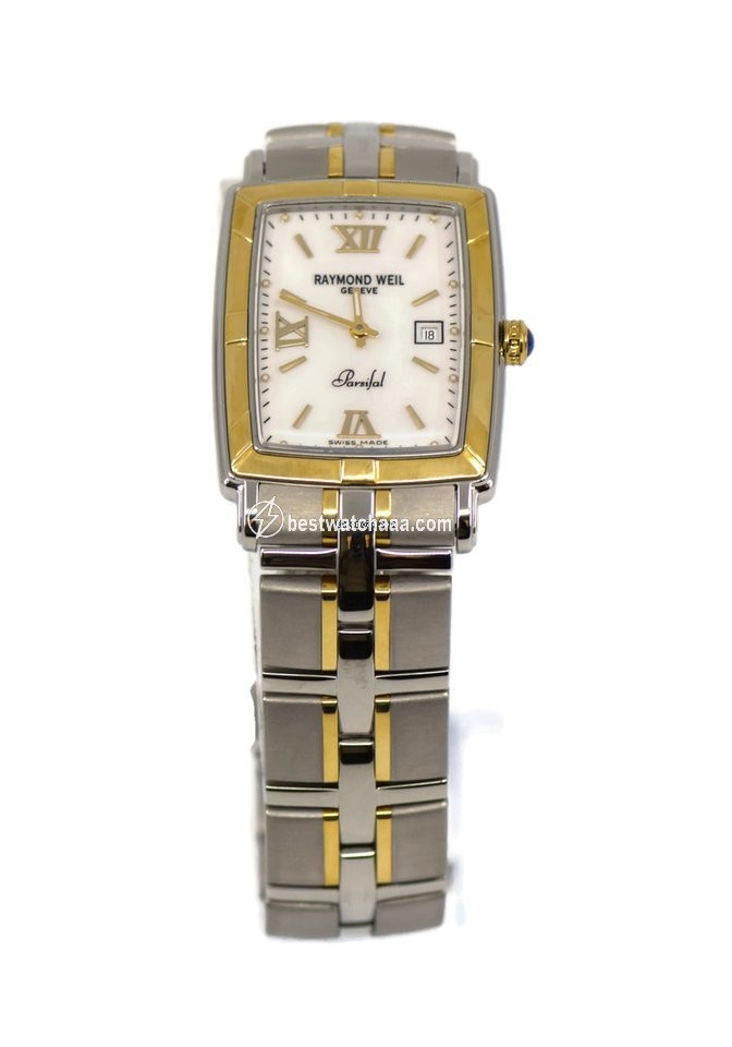 Raymond Weil Parsifal Mens watch Unisex Quartz Gold Steel 9340-STG-00307