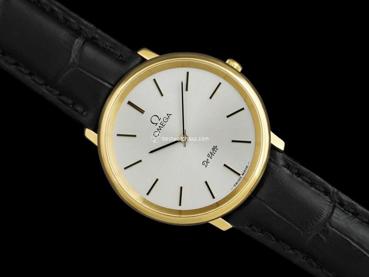 Omega De Ville Mens watch Unisex Manual winding Gold Steel 7604