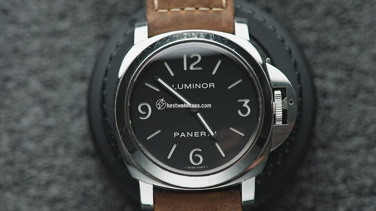 Panerai Luminor Base Mens watch Unisex Manual winding Steel PAM 00112